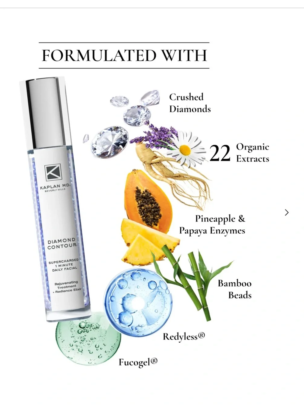 Kaplan MD Diamond Contour Supercharged 1 Minute Daily Facial 6oz/180ml